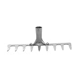 BCOATH 1Stk Rechen Formgehölze im Freien Gartenfräse auch gartenwerkzeuge Garten wergzeug Garten wekzeuge gartenutensilien gartenharke landwirtschaftliches Gerät Gartengerät Eisen Silver