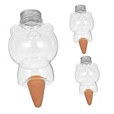 YOSADIER Automatische Pflanzenbewässerung Für Zimmerpflanzen Und Töpfe 3 Stück Selbstbewässernde Bewässerungsspieße Aus Keramik Für Innen Und Außenbereich Automatisch Erde Feucht Halten