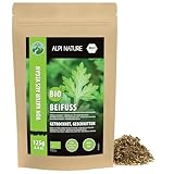 Alpi Nature Beifuß Tee BIO 125g, Beifusskraut getrocknet und geschnitten, Beifuß Tee lose, Artemisia vulgaris