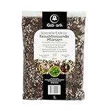 GebEarth® | Fleischfressende Pflanzen Erde | Saurer pH-Wert 3,9 | Professionelle Mischung aus saurem Weißtorf und expandiertem Perlit | Geeignet für alle Arten fleischfressender Pflanzen 【1L】
