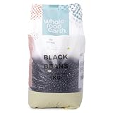 Wholefood Earth Schwarze Bohnen 1 kg GMO-frei Natürlich Hoher Ballaststoffgehalt Hoher Proteingehalt