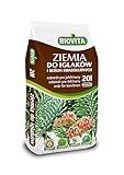 BIOVITA Erde für Nadelgehölze und säureliebende Pflanzen - 20L, pH 4,0–5,5