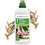 Purgrün® Engelstrompete-Dünger 1 Liter – Fördert die Blütenbildung mit extra Phosphor – Premium-Flüssigdünger mit Spurennährstoffen – Ergiebiges Konzentrat für bis zu 400 Liter Wasser