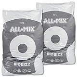 Wohnkult Biobizz 2 x 50 l All-Mix Pflanzenerde Pflanzsubstrat Grow Erde