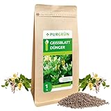 Purgrün® Geißblatt-Dünger 1 kg – Organisch-mineralische Rezeptur – Feinkörniges Krümelgranulat – NPK 5+4+6 – Extra Magnesium für intensiven Blütenduft – Verbessert die Bodenqualität