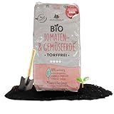 Hochwald - Bio Tomatenerde 20 L torffrei mit nachhaltigem Langzeitdünger - Tomaten, Obst & Gemüse Erde mit Natur Dünger - Hochbeet & Gewächshaus Gemüseerde mit Bodenhilfsstoffen für Gemüsepflanzen