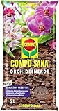 COMPO SANA Orchideenerde mit 8 Wochen Startdünger für alle Orchideenarten - verhindert Staunässe und Wurzelfäulnis