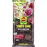COMPO SANA® Rosenerde mit 12 Wochen Dünger für alle Beet- und Topfrosen, Kultursubstrat 40L