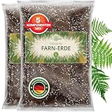 ORAGARDEN Farn Erde für Zimmerpflanzen und Garten - 6LFarn Substrat für Pflanzen, Palmen, Blumen - 5 Komponenten Blumenerde